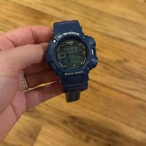 Casio G-Shock blue watch